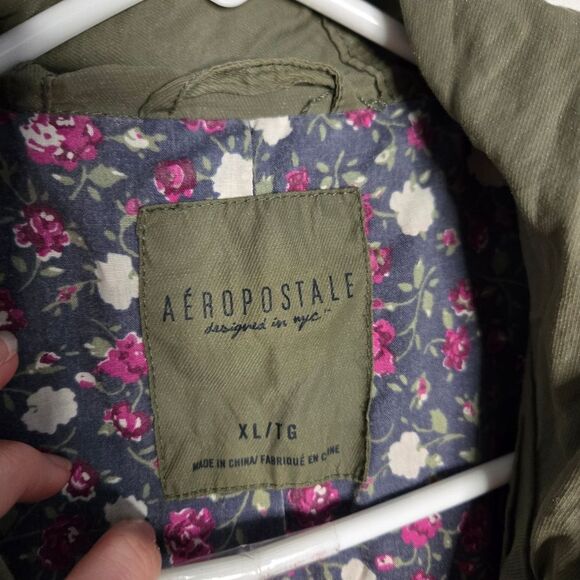 Aeropostale Olive Green Jacket Women's Size XL - Picture 3 of 4